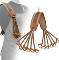 WAYNE'S DOG Canvas Duck Game Carrier - 12 Drops, Slip Noose - Bird Tote, Waterfowl & Goose Hanger, Duck Carrier Lanyard (Brown)