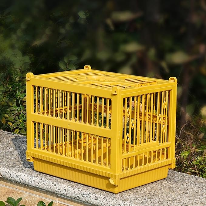 Bird Carrier Travel Cage,Transport Cage with Standing Perch for Birds,Lightweight Parrot Carrier | for Parrot Parakeet Cockatiel Conure Finch Lovebird Cockatoo Travel Indoor Outdoor Walking