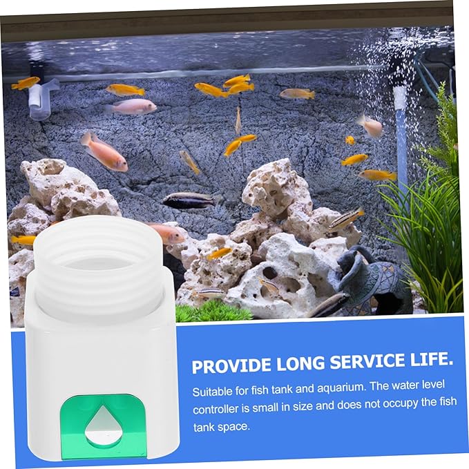 2pcs Fish Tank Automatic Water Level Controller Refiller for Aquariums Accurate Practical Design Easy Installation Suitable for Various Wall Thicknesses Noise Reduction Feature
