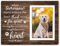 Pet Memorial Picture Frame, Pet Dog Memorial Picture Frame, Pet Cat Photo Frame, Photo Frame Gift for Dog Owners Sympathy for Loss of Pets Photo 4x6Inch12P039