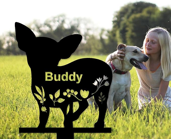 Personalized Dog Memorial Stake, Dog Grave Marker, in Memorial of Dog, Dog Loss Gift, Dog Name Sign Pet Sympathy Gift