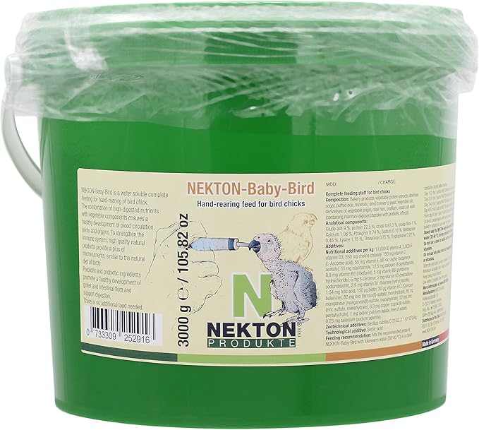Nekton-Baby-Bird Handfeeding Formula For Birds 3000G (6.6Lb)