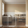 Baby Gates Extra Wide 71.5-76.4 Inch Large Baby Gates for Stairs Tension Pet Dog Gates Indoor for Doorways No Drilling Pressure Mounted Pet Gates for Kids