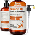 Deley Naturals Wild Alaskan Salmon Oil for Dogs & Cats - New and Improved Salmon Oil Plus Formula - Fish Oil for Dogs with Omega 3, DHA and EPA - Omega 3 for Healthy Skin and Coat - 8oz Made in USA