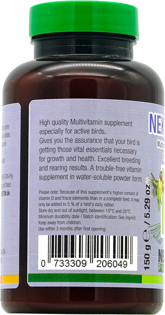 Nekton-Fly Supplement for Active Birds 150g, (5.29oz)