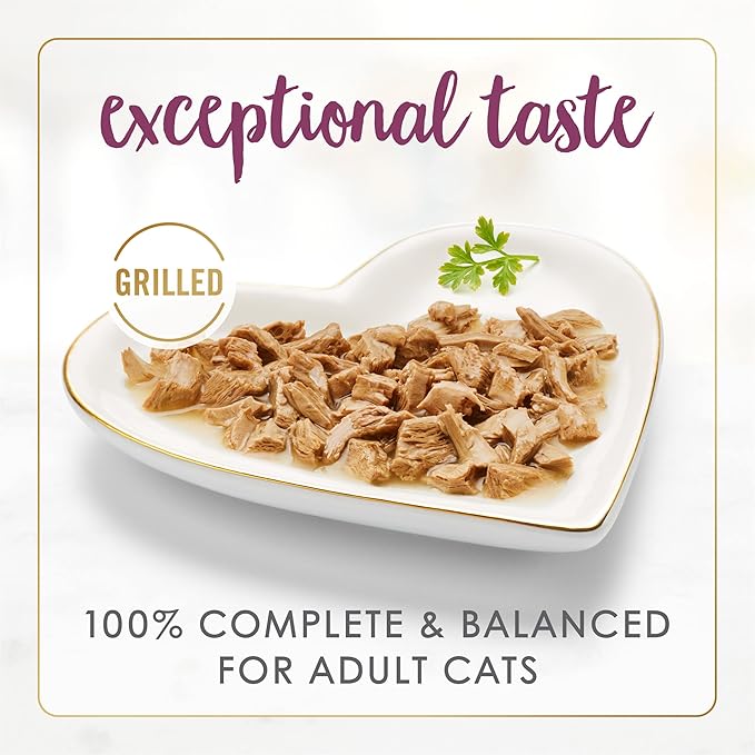 Purina Fancy Feast Grilled Wet Cat Food Chicken Feast in Wet Cat Food Gravy - (Pack of 24) 3 oz. Cans