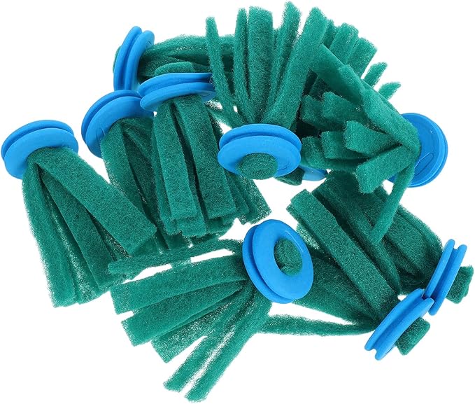 Sewroro 10pcs Fish Spawning Mops: Floating Egg Collector for Aquarium Tanks - Soft Sponge Breeding Grass for Fry Protection and Fish Farming Supplies