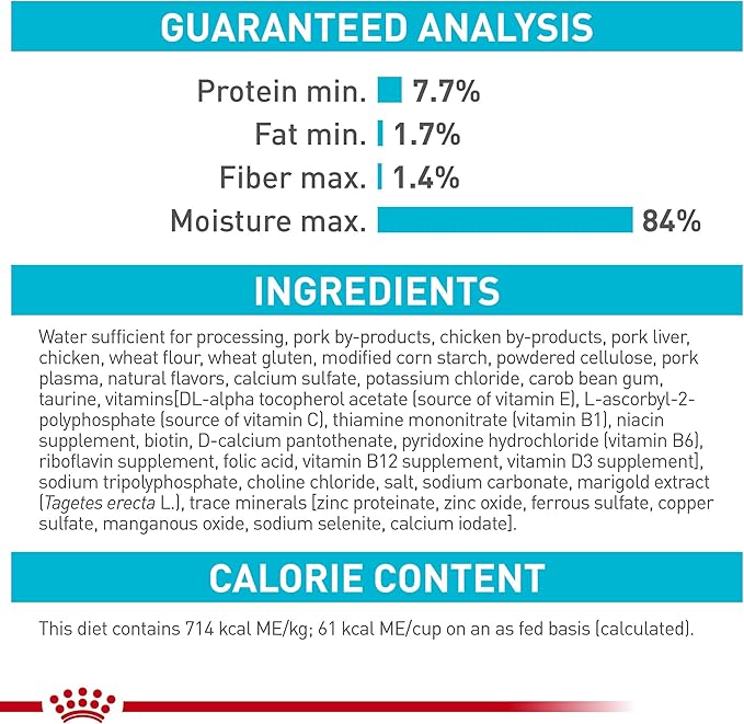 Royal Canin Feline Care Nutrition Urinary Care Adult Thin Slices in Gravy Cat Food, 3 oz (Pack of 24)