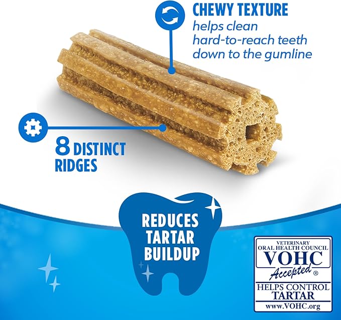 Purina DentaLife Daily Oral Care Dog Dental Chews for Small and Medium Breed Dogs - 120 ct.