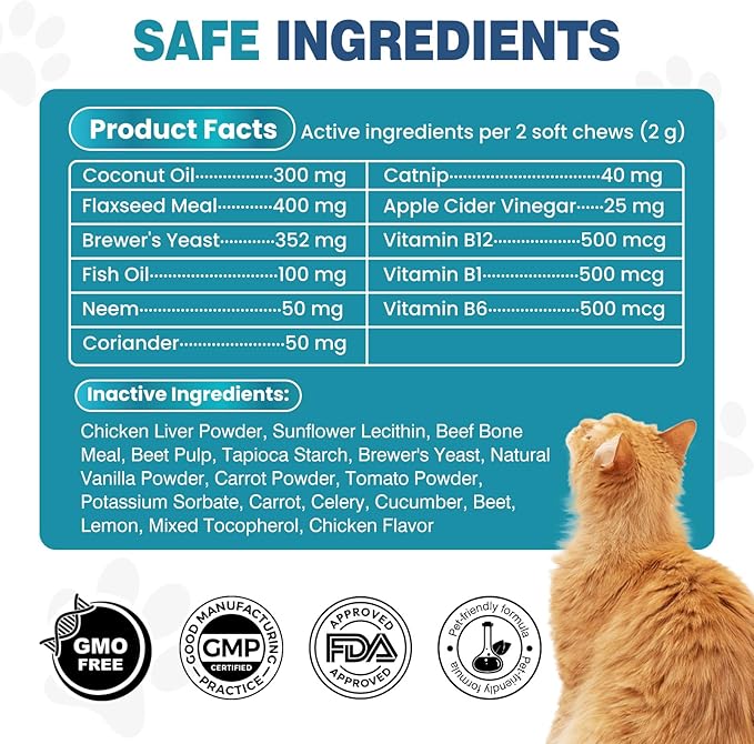 Chewable Flea Treatment for Cats