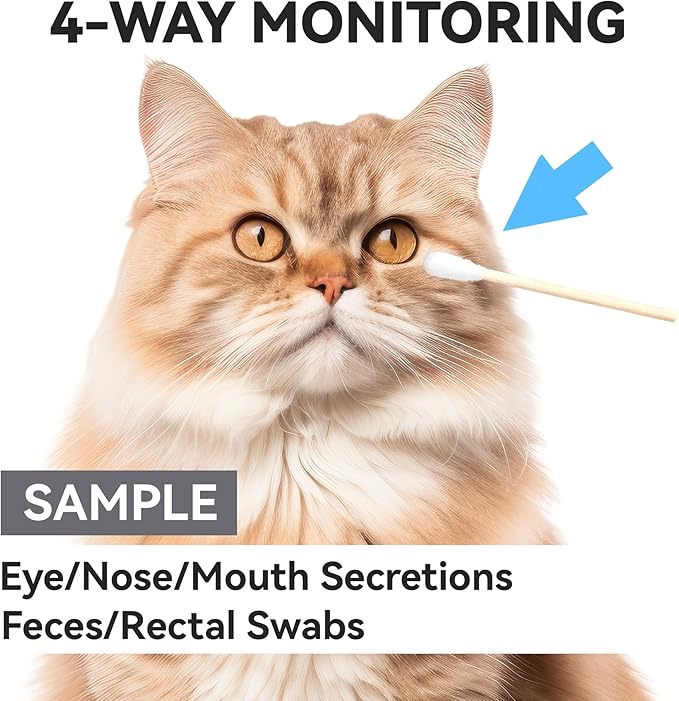 Home Check 4-in-1 Feline Home Wellness Kit – Easy Cat Health Monitor 2 (Pack)