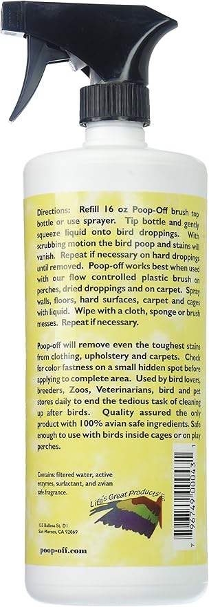 Poop-Off Bird Poop Remover Sprayer, 32 oz