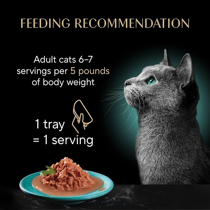 Sheba Gravy Indulgence Adult Wet Cat Food Salmon Entree in Extra Gravy and White Fish Entree Variety Pack,2.6 oz. -Pack Trays,(,24 Servings),12 Count (Pack of 4)
