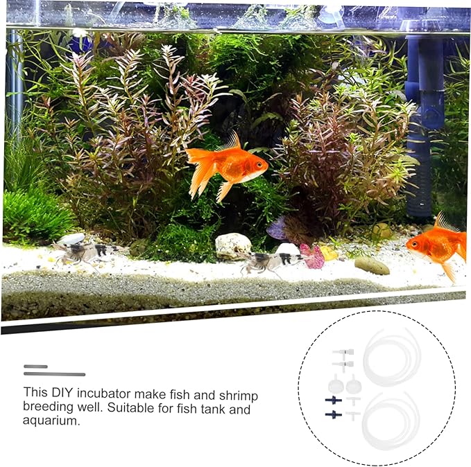 Toyvian 2 Sets Shrimp Hatchery DIY Kit with Soda Bottle Accessories Artemia Egg Incubator for Aquarium Fish Breeding Includes Transparent Caps and Connectors for Efficient Hatchery Control
