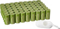 Amazon Basics Dog Poop Bags with Dispenser,Enhanced for Guaranteed Leakproof,Brazilian Mango Scented,Includes Leash Clip, Total 4860 Count, 15 Count (Pack of 324)