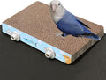 12.4in Large Paper Bird Toys, Bird Platform, Parrot Toy, Help Birds Clean Beak, Release Stress, Reduce Boredom - Suitable for Macaws, Small Parakeets, and Other Small to Medium-Sized Pet Birds