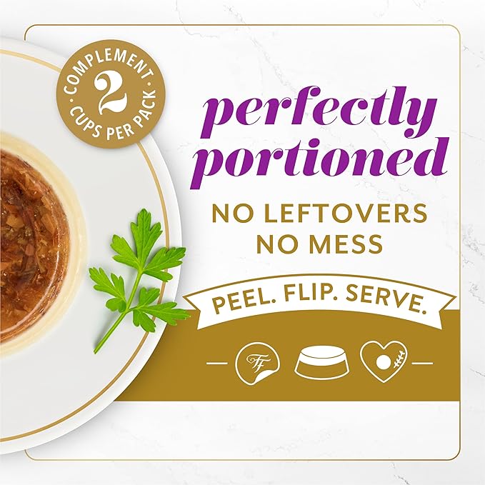 Purina Fancy Feast Layered Delights Chicken Mousse Topped with Flaked Skipjack Tuna Gourmet Wet Cat Treats - 1.96 oz. (Pack of 8)
