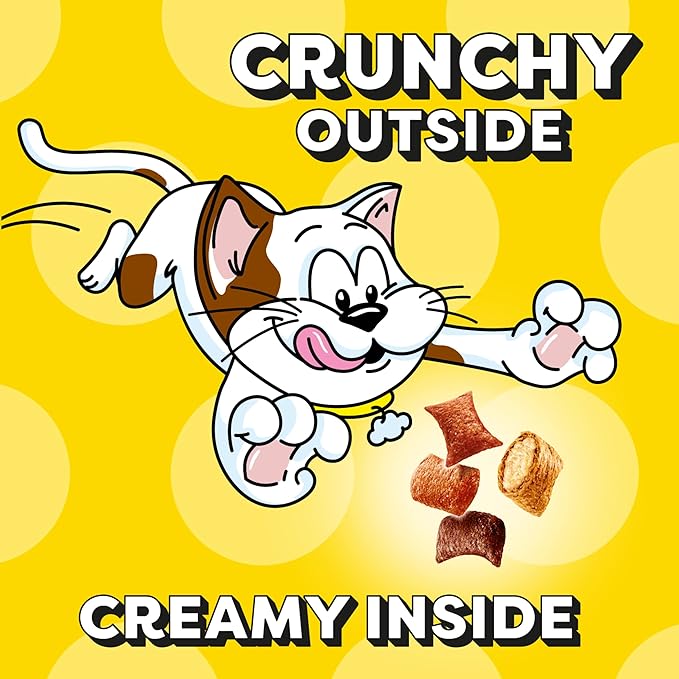 Temptations Cat Treat ShakeUps, Crunchy and Soft Cat Treats, Crustacean Celebration, 2.47 oz. Pouches (Pack of 12)
