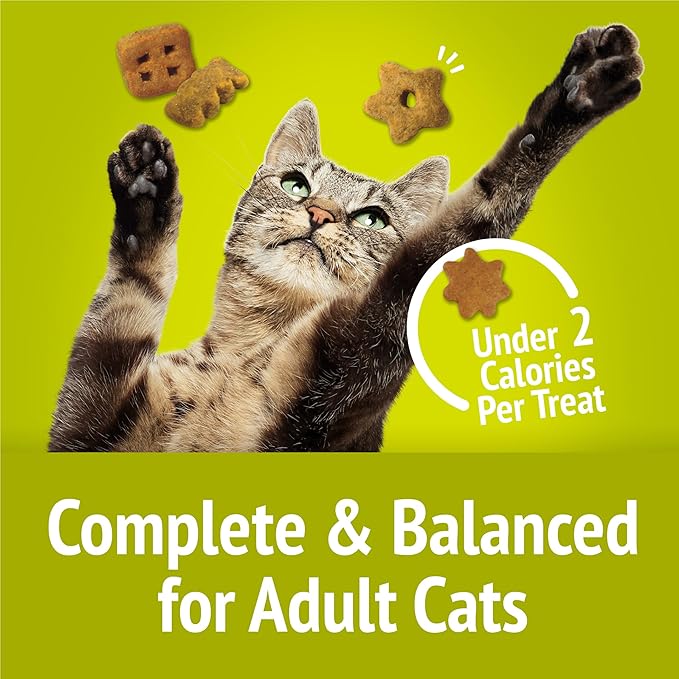 Friskies Purina Party Mix Morning Munch Crunch Cat Treats - 2.1 oz. Pouches,(Pack of 20)
