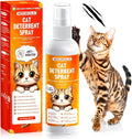 Cat Deterrent Spray to Stop Scratching Furniture- Natural No Scratch Spray for Cats with Plant-Based Citrus & Rosemary Formula- Anti Scratch Indoor Outdoor Protection for Sofa, Carpet, Plant, 100 ML