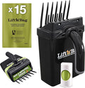 Neater Pet Brands Lift N’ Bag 2.0 Dog Pooper Scooper with Bag Attachment for Small to Large Dogs, New & Improved Design, 15 Refill Bags, Heavy Duty Dog Poop Scooper for Yard & Walks, One-Hand Use