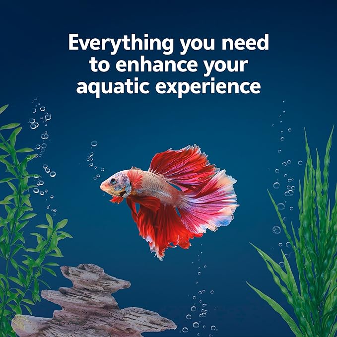 Aqueon LED MiniBow Small Aquarium Fish Tank Kit with SmartClean Technology, Black, 5 Gallon
