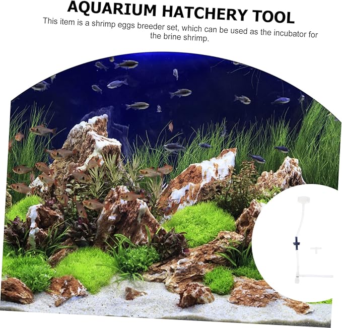2 Sets DIY Shrimp Hatchery Kit with Soda Bottle Accessories Brine Artemia Egg Hatching Tool Way Aquarium Hatchery Equipment for Fish and Shrimp Breeding