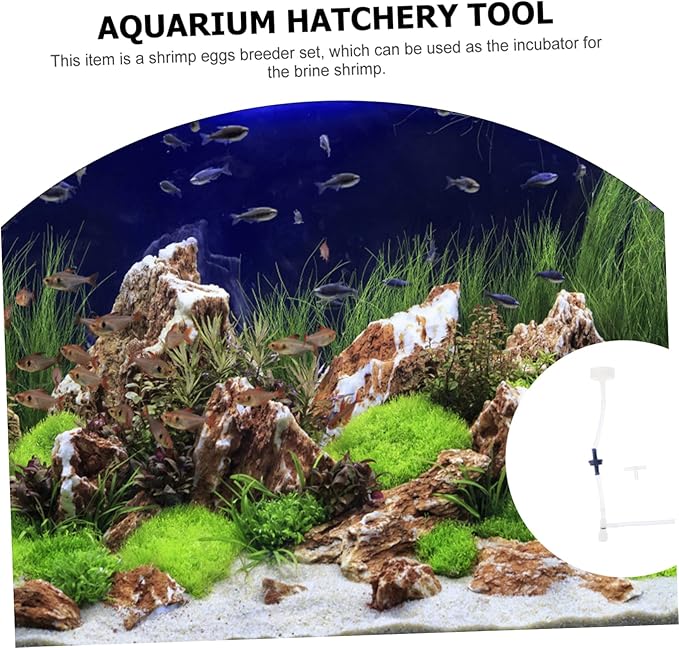 Complete Shrimp Hatchery Set 2 Packages of Soda Bottle DIY Kit Accessories for Brine Shrimp Eggs