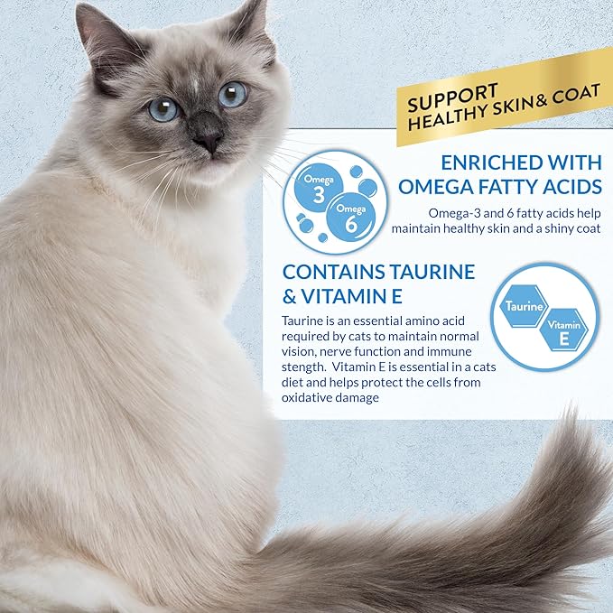 INABA Churu Lickable Purée Natural Cat Treats for Skin and Coat with Omega Oils,Taurine and Vitamin E,0.5 Ounces Each Tube, Tubes,Skin & Coat Variety,(Pack of 100)