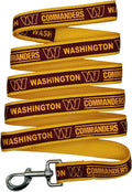 NFL PET Washington Commanders Dog Leash, Medium Football Team Leash for Dogs & Cats - Shiny & Colorful, Licensed by The NFL