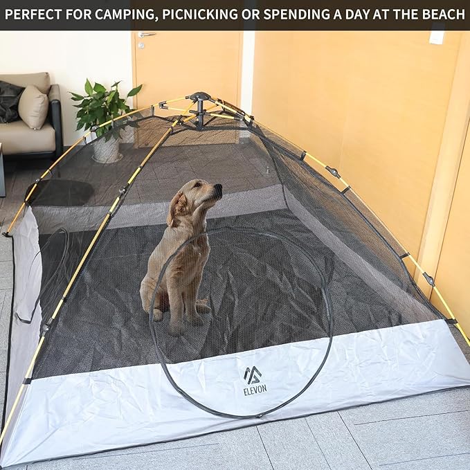 Elevon Cat Playpen Cat Tent, Indoor Outdoor, Portable Mesh Tent Playhouse