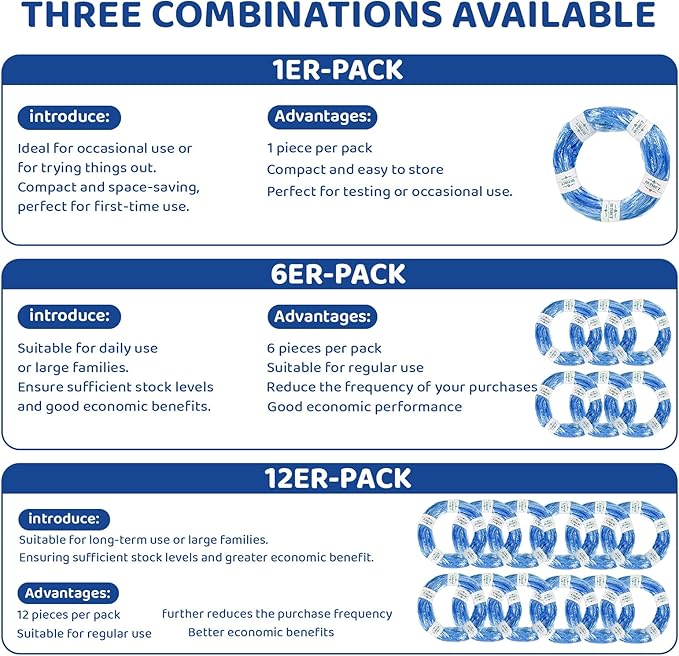 Refill Bags, Cat Litter Refill Bags, Diaper Refills,With Excellent Sealing and Toughness, The Refill Bag is Compatible With all Diaper Pails and Cat Litter Disposal Pails(1er-Pack)