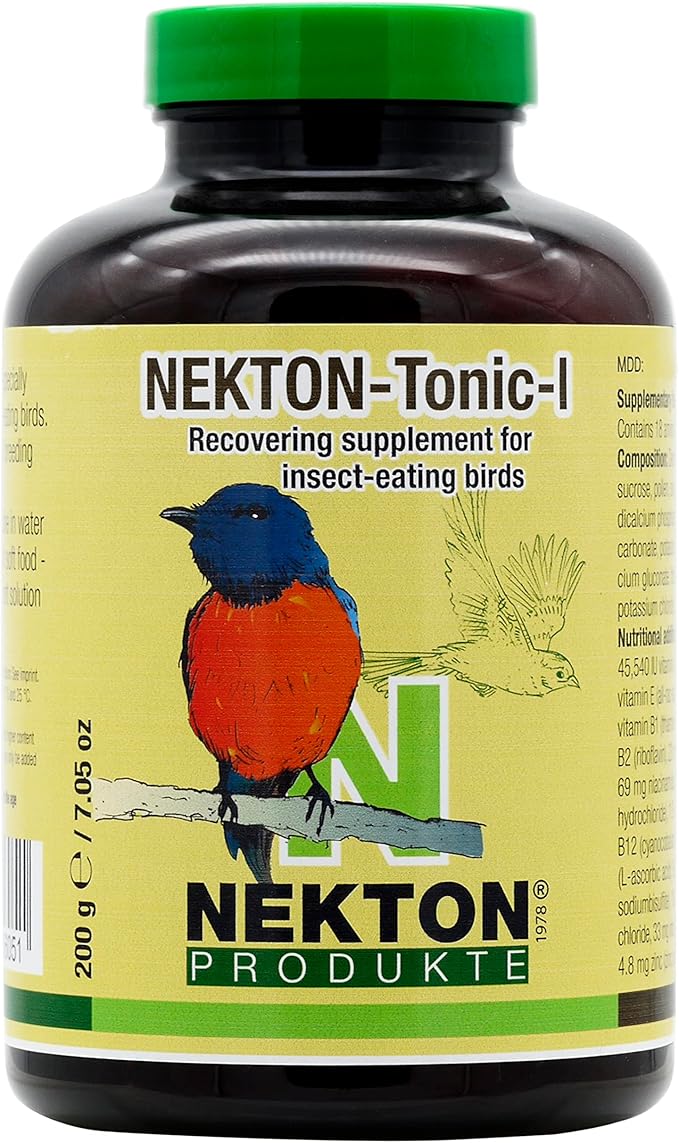 Nekton Tonic-I for Insect-Eating Birds 200Gm (7.05oz), Pale Yellow
