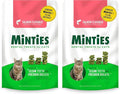 Minties Dental Treats for Cats, Salmon Flavored Treats for Cats, Freshens Breath and Controls Tartar, 2.5oz (Pack of 2)