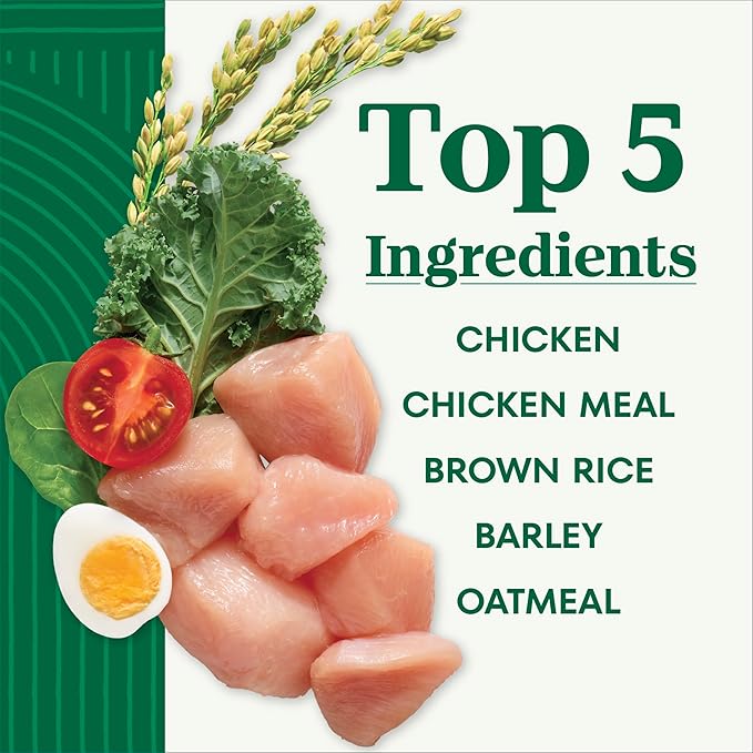 Nutro Natural Choice Small Bites Dry Dog Food, Adult Dog Food Dry Chicken and Brown Rice Recipe, 30 lbs.
