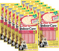 INABA Churu for Cats, Functional, Creamy Lickable Purée Cat Treat for Indoor Care and Hairball Control with Taurine & Vitamin E, 0.5 Ounces Each, 48 Tubes (4 per Pack), Chicken Recipe