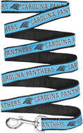 Pets First NFL Licensed Carolina Panthers Pet Leash, Size Small – Durable Satin Dog & Cat Walking Strap and Pet Tether with Embroidered Team Name & Logo