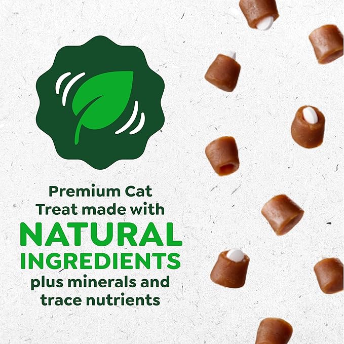 Greenies Feline Pill Pockets for Cats Natural Soft Cat Treats, Chicken Flavor, 3 oz. Pouch (85 Treats)