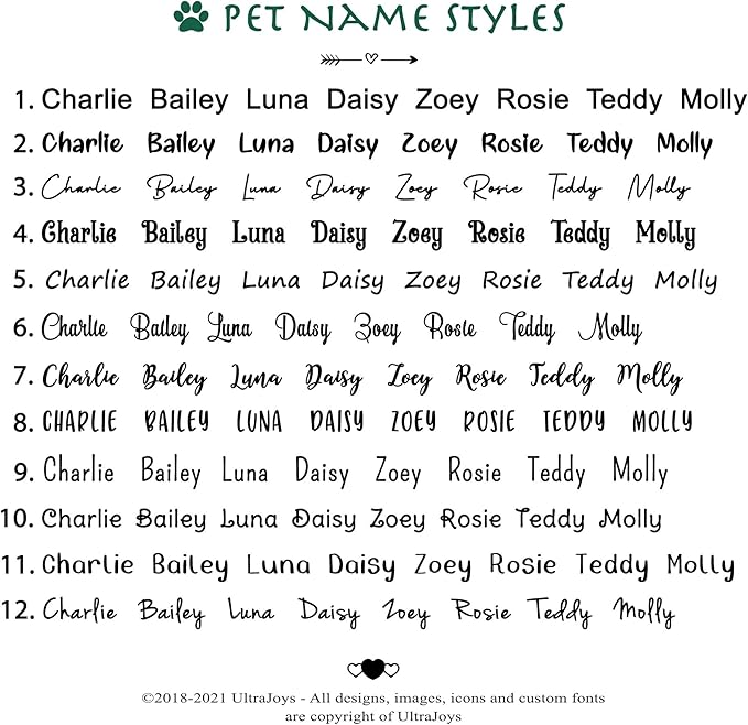 Ultra Joys Cat ID Tag Personalized Pet Tags, Durable Stainless Steel Small Pet Mini Dog Cat Tag Lightweight -Round Tag in Silver