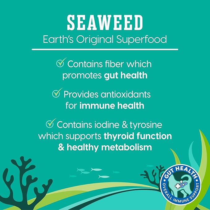 Solid Gold SeaMeal Squeeze Chicken Lickable Cat Treats with Seaweed for Skin & Coat - Wet Cat Treats with Digestive & Immune Health Support - Natural, Holistic, Grain Free (48 Squeezes)