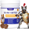 260 Bites Wellix 10-in-1 Dog Vitamins - Multivitamin for Dogs Immune Supports,Boost Hip&Joint,Skin&Coat,Liver&Gut Health -Dog Antioxidant Supplements