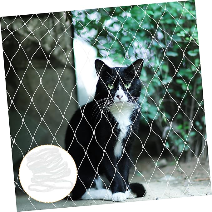 Milisten 1set Cat Balcony Net Pet Safety Netting for Cats Fall Barrier for Stairs Balconies Secure Outdoor Peace of Mind for Pet Owners