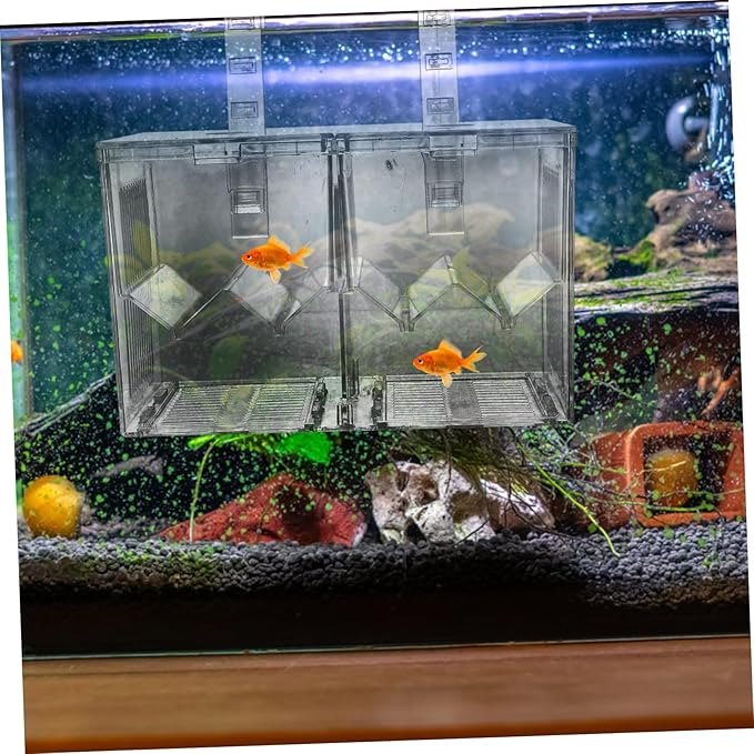 UPKOCH Aquarium Isolation Box for Fish Breeding Tank Hatchery Incubator Safe Separation Container for Juvenile Fish Easy to Clean Smooth Material Protects Fry