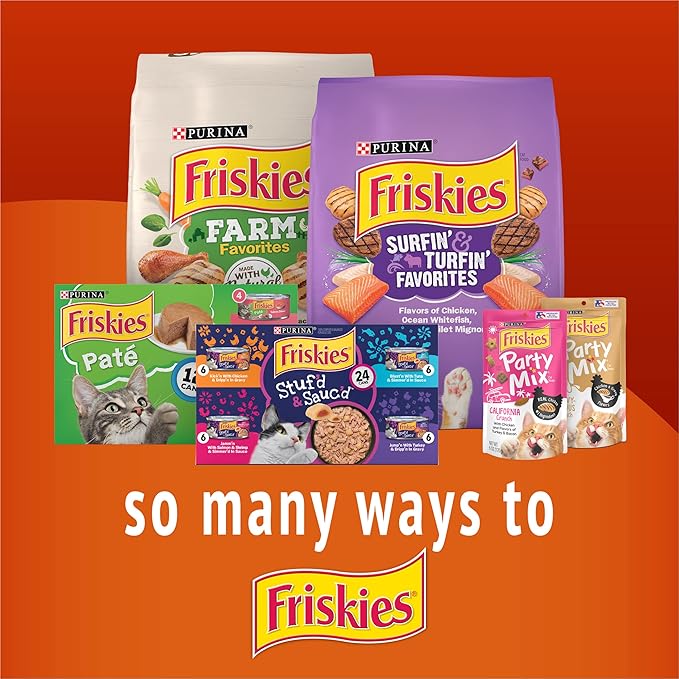 Purina Friskies Playfuls With Chicken and Liver Flavor Cat Treats - (Pack of 6) 6 oz. Pouches