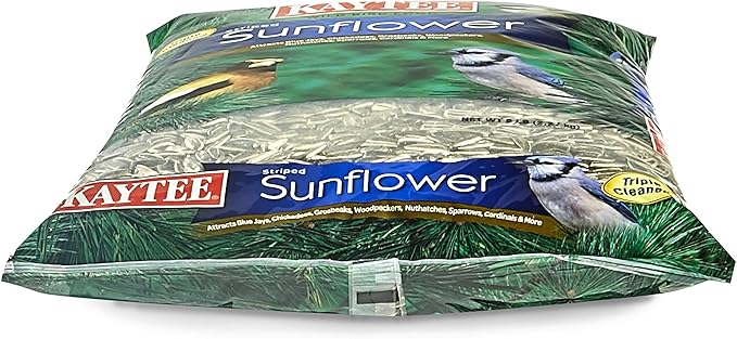 Kaytee Striped Sunflower Wild Bird Food 5 Pounds (Pack of 2)