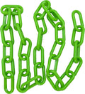 2002 5ft Big Green Plastic Chain - Big Colorful Plastic Chain, Large Chunky Links, Versatile in Uses, Great Fun for Medium to Large Size Pet Birds to Manipulate