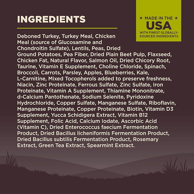 Wellness CORE Healthy Weight Adult Dry Dog Food, Grain Free Kibble, Natural, High Protein, Turkey and Chicken Recipe, 12 lb Bag