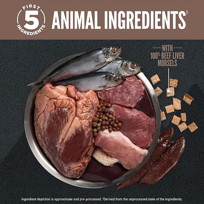ORIJEN Wild Reserve Dry Dog Food Farm-Raised Beef & Lamb Recipe 4lb Bag