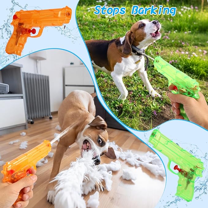 2 Pack Squirt Spray for Cats Dogs Training Squirt for Cats Deterrent Water Spray Pistols for Dogs Pets Training