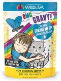 Weruva B.F.F. OMG - Best Feline Friend Oh My Gravy!, Chicken Charge Me Up with Chicken in Gravy, 2.8oz Pouch (Pack of 12)